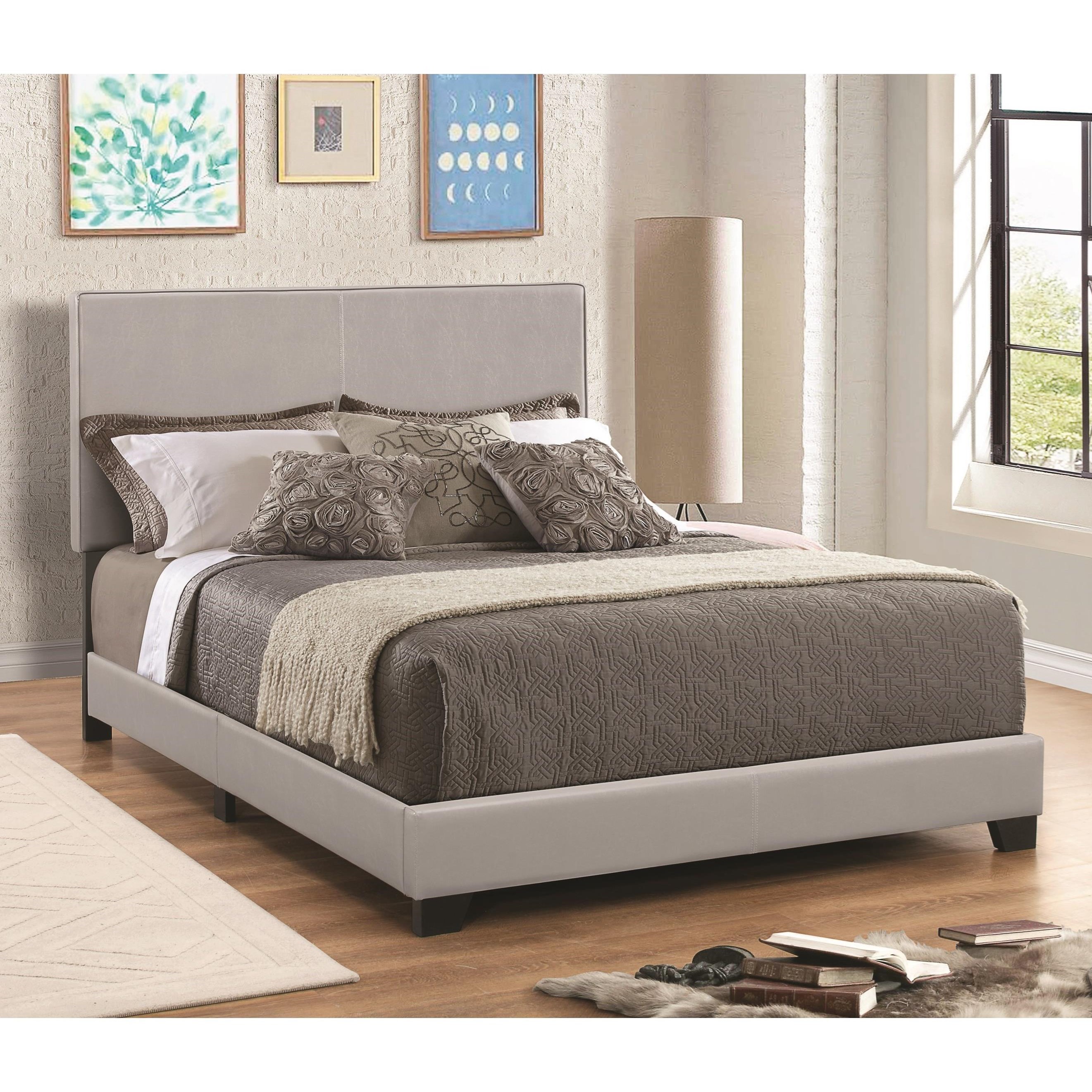 Coaster devon upholstered bed top